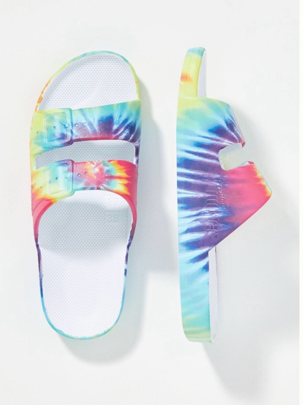 $50 Freedom Moses Classic Tie Dye Sandals Anthropologie